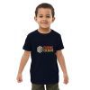 organic cotton kids t shirt french navy front b jpg