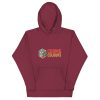 unisex premium hoodie maroon front fcb jpg