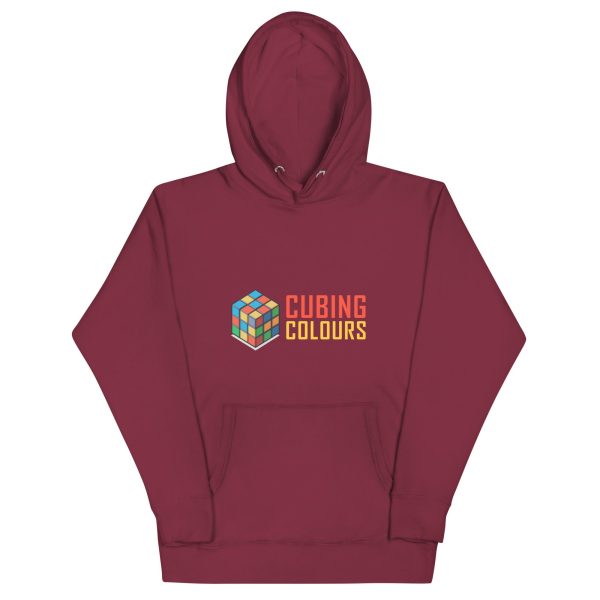 unisex premium hoodie maroon front fcb jpg